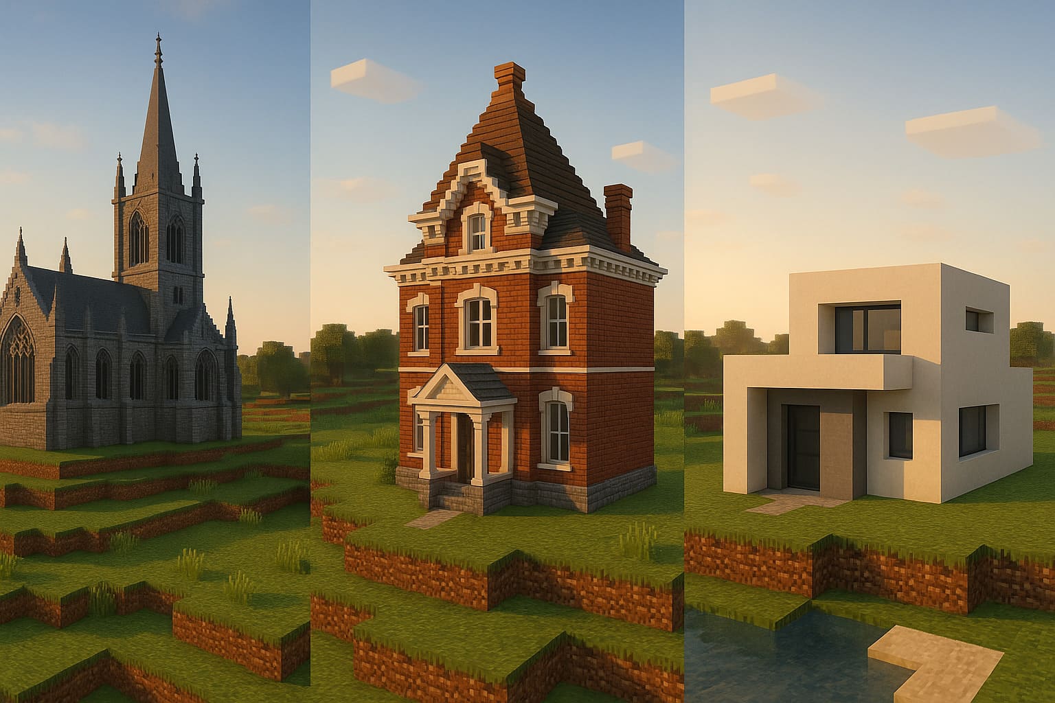 постройки майнкрафт